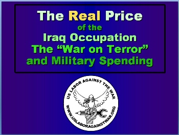 The real price of the war